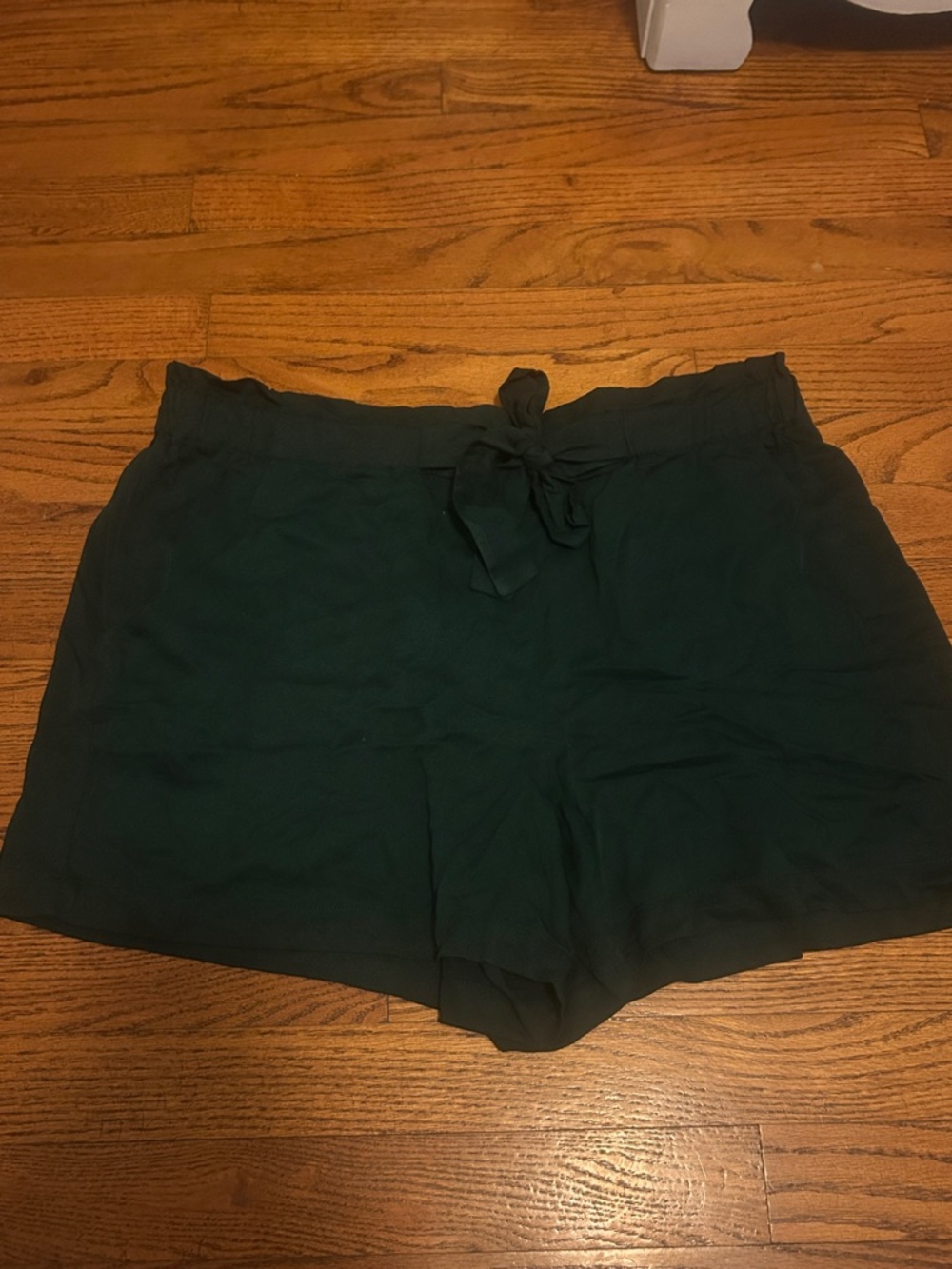 Maurice’s XL High-Waist Dark Green Tie-Front Relaxed Shorts